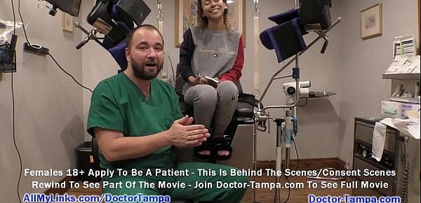  $CLOV Become Doctor Tampa While He Examines Kalani Luana For New Student Physical At Tampa University! Full Movie At GirlsGoneGyno.com
